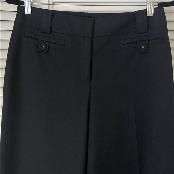 Ann Taylor Black Margo Wide Leg Ankle Pant Size 8 (27" inseam) - Picture 4 of 9